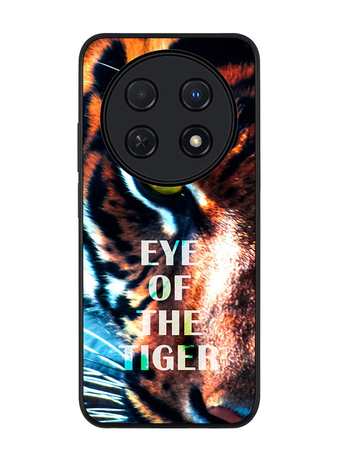 Stylizedd Rugged Black edge case for Huawei nova 12i 4G, Slim fit Soft Case Flexible Rubber Edges Anti Drop TPU Gel Thin Cover -  Eye Of The Tiger - Image 1