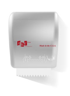 Generic Sensor Motion-Activated Automatic Roll Paper Dispenser | Jumbo & Maxi-Roll Auto-Cut Tissue Dispensing Mechanism | Wall-Mountable | Suitable For Homes, Bathrooms, Kitchens, & More | White 