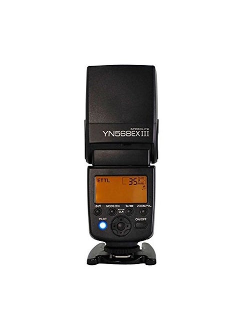YN568EX III Wireless Master & Slave TTL Flash Speedlite with High Speed Sync for Canon DSLR Cameras