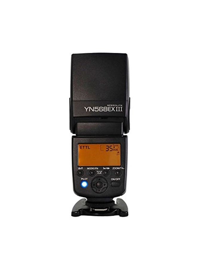 YONGNUO YN568EX III Wireless Master & Slave TTL Flash Speedlite with High Speed Sync for Canon DSLR Cameras  - Image 1