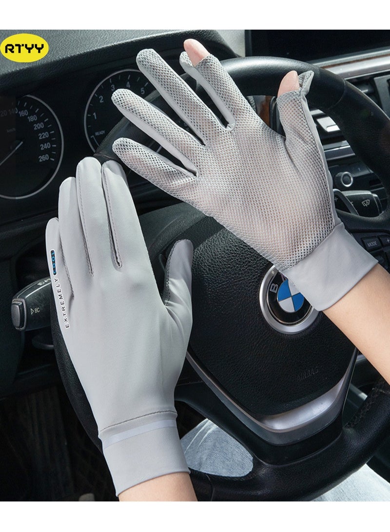 RTYY Women's Gloves Driving Gloves Non-slip Sun Protection Summer UV Protection Gloves - Image 1