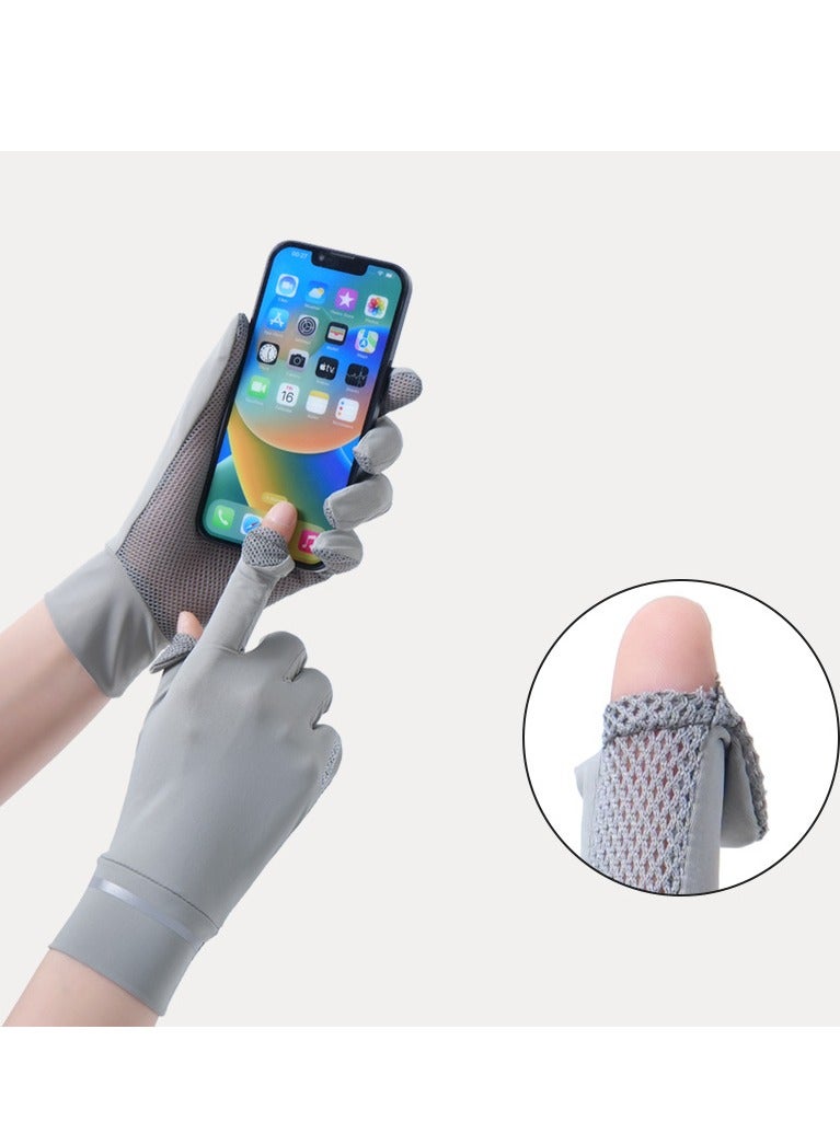 RTYY Women's Gloves Driving Gloves Non-slip Sun Protection Summer UV Protection Gloves - Image 3