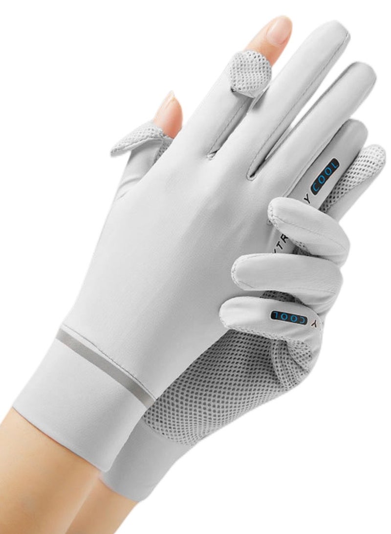 RTYY Women's Gloves Driving Gloves Non-slip Sun Protection Summer UV Protection Gloves - Image 2