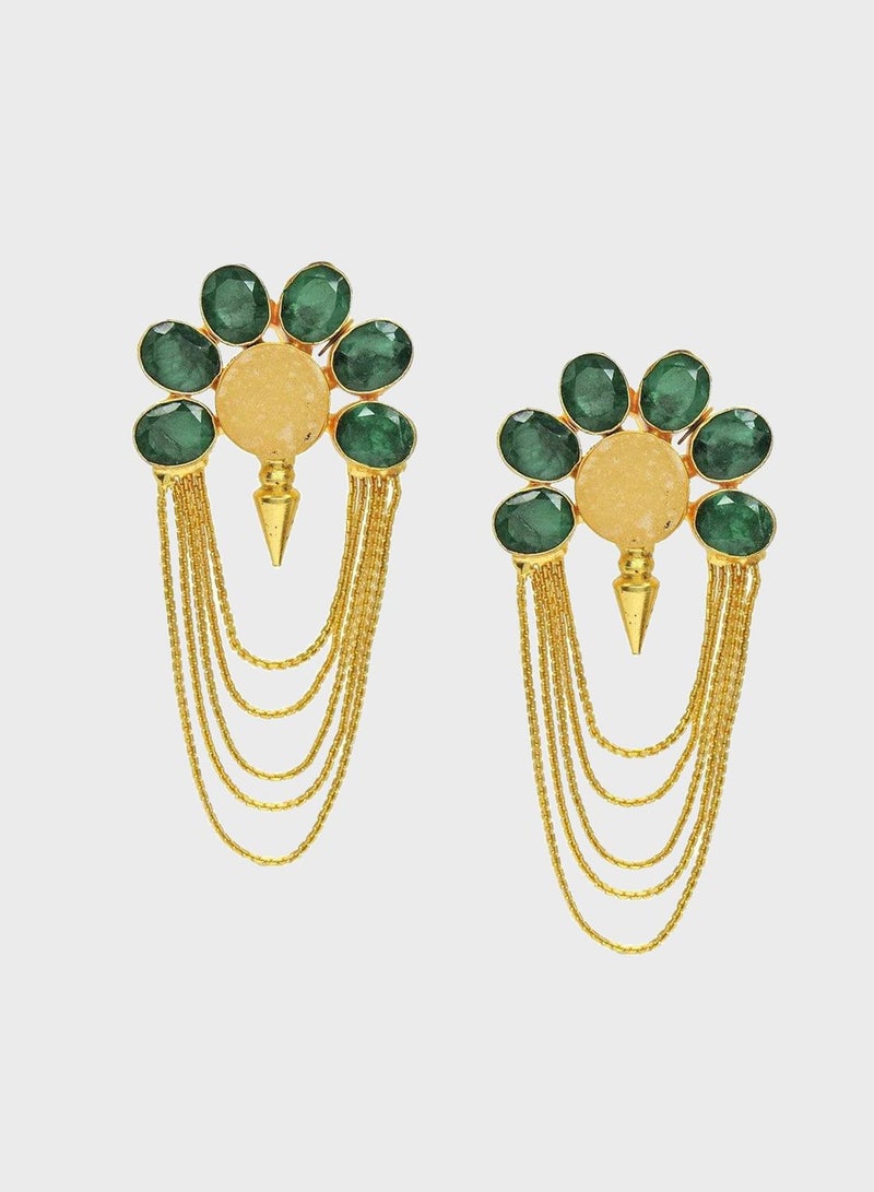 DORI Isis Chain Drop Earrings  - Image 1