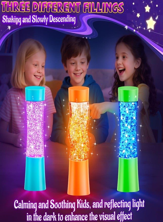 Subao 3 Pack Light Up Sensory Tubes Anxiety Relief Items,Fidget Toys for Kids & Adults,Sensory Toys for Kids with Autism Calm Down Corner Supplies,Preschool & Kindergarten Classroom Must Haves - Image 5