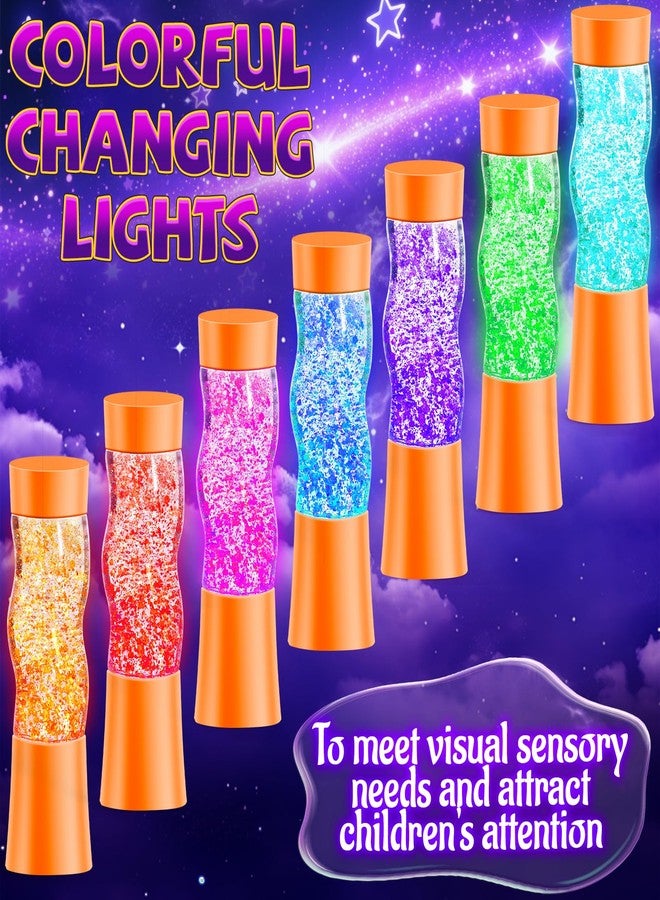 Subao 3 Pack Light Up Sensory Tubes Anxiety Relief Items,Fidget Toys for Kids & Adults,Sensory Toys for Kids with Autism Calm Down Corner Supplies,Preschool & Kindergarten Classroom Must Haves - Image 3