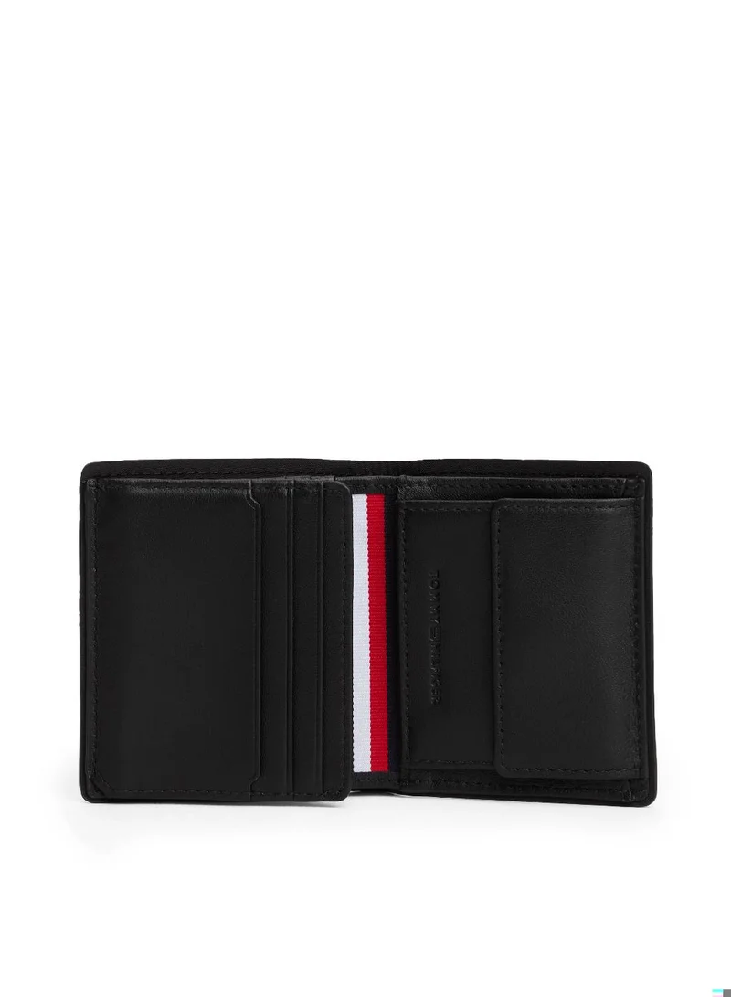 TOMMY HILFIGER Corporate Leather Trifold Wallet