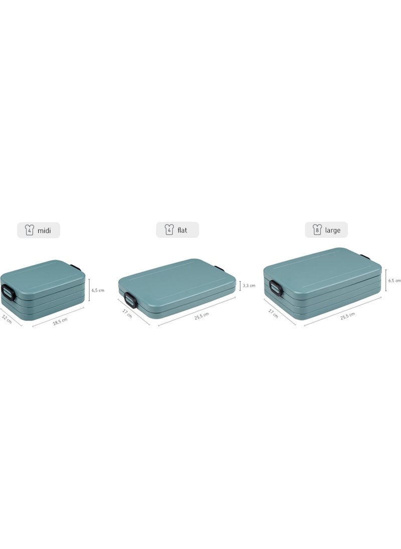 Mepal Lunch Box Take A Break Large Food Container - Nordic Green  - Image 5