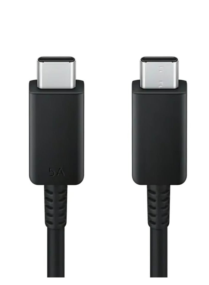 Charging Cable For Samsung Type-C To Type-C Fast Charging 5A Cable 1 Meter Black - Image 2