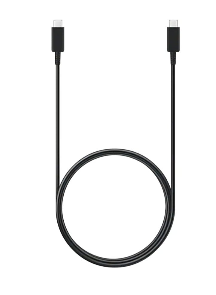 Charging Cable For Samsung Type-C To Type-C Fast Charging 5A Cable 1 Meter Black - Image 1