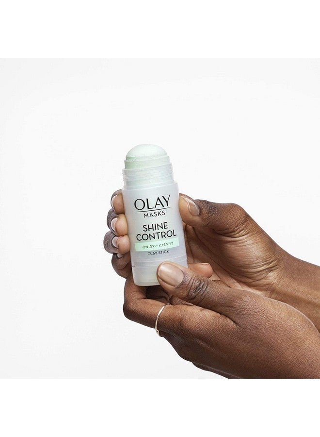 Olay Shine Control With Tea Tree Extract Facial Mask Stick Tea Tree Extract Mask Stick 1 Count - Image 2