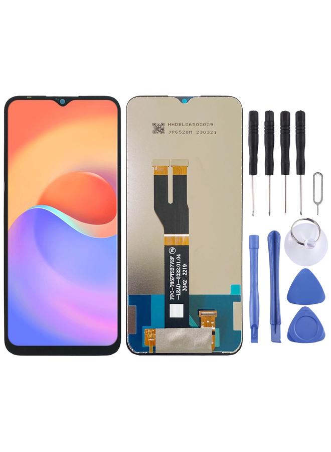 erorex Replacement IPS LCD Screen For ZTE Blade A52 Lite Digitizer Full Assembly Black - Image 1