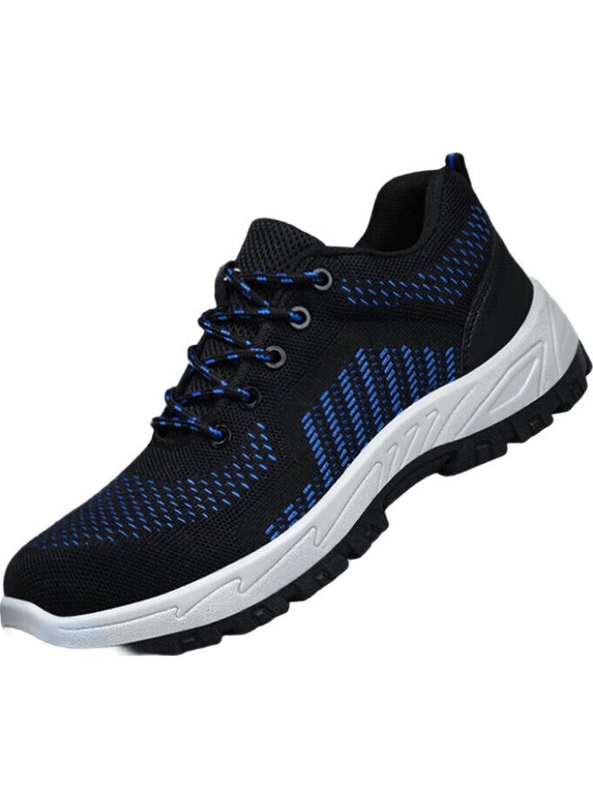 Blue Gull Shield Blue Owl Shield Safety Shoes For Men, Breathable, Insulated, Electrician, Anti-Smashing, Plastic Toe Cap, Puncture-Resistant, Work Safety Functional Shoes D9153Kn-1 Size 44 - Image 1
