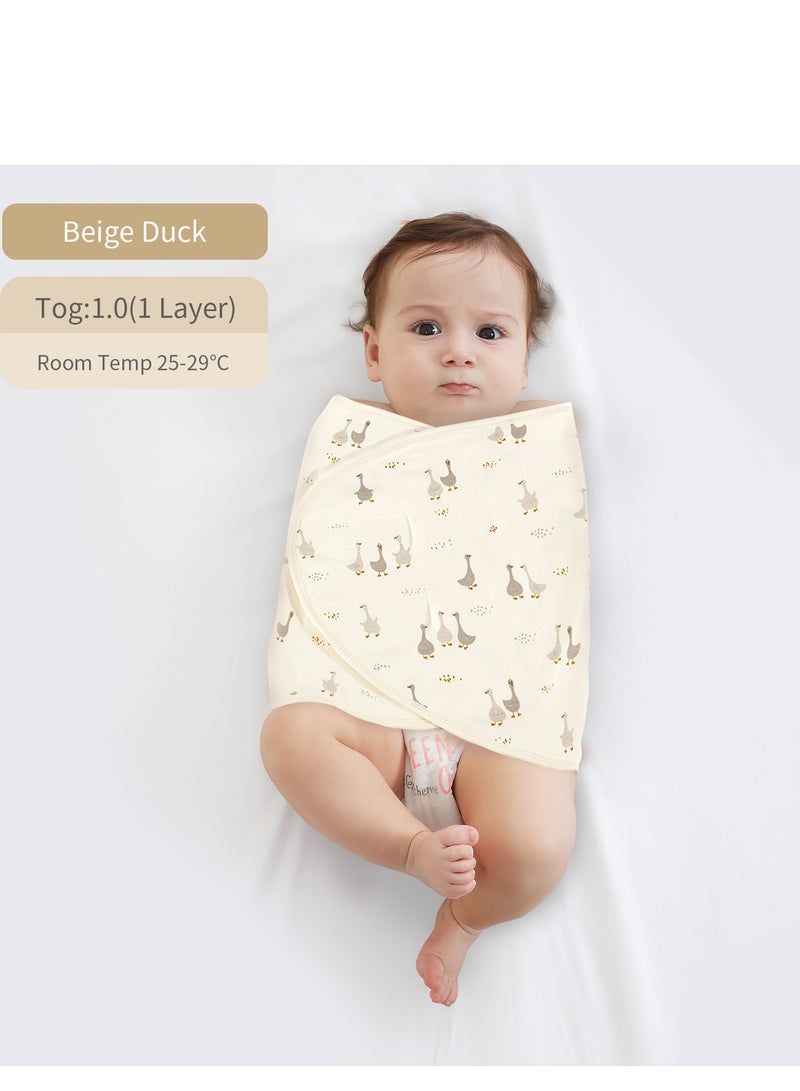 insular Single Layer Swaddle Wrapped Blanket