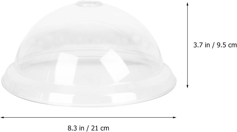 Food Cover 8-inch PC Food Protector Dome for Buffet Dessert Preservation and Outdoor Serving - Image 2