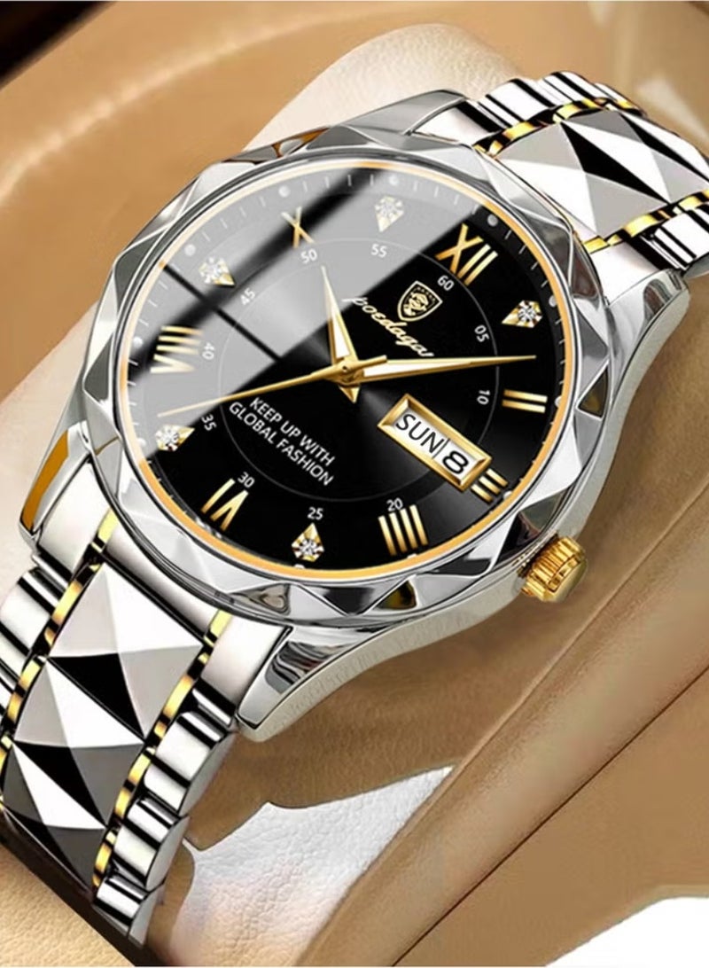 POEDAGAR Watches for Men ,Man Watch Waterproof Luminous Men's Watch Quartz，Men's Wrist Watches, Men's Watch Fashion Business Watch - Image 1