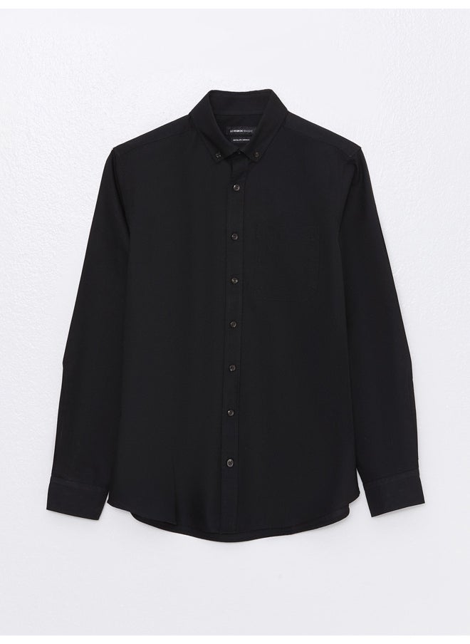 LC WAIKIKI - Regular Fit Long Sleeve Oxford Men's Shirt - Image 1