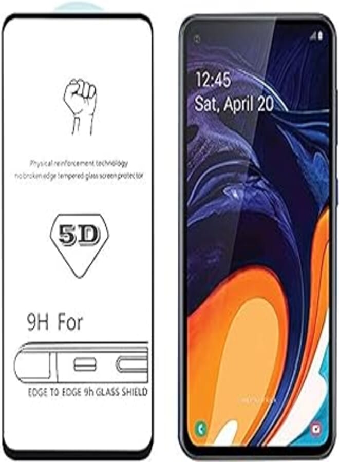 OR Zjjun-screen protector 9h 5d full glue full screen tempered glass film for galaxy a60