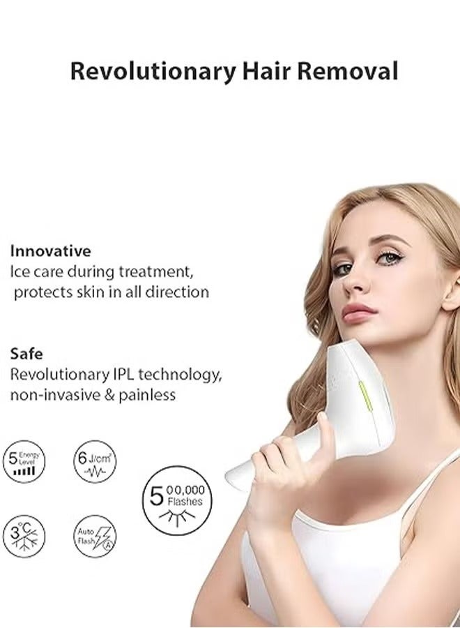 Laser Hair Removal for Women,, Hair Removal Device with Scraper, Laser Hair Removal Device with Sunglasses, IPL Laser Hair Removal for Armpits, Legs, Arms, Facial - Image 4