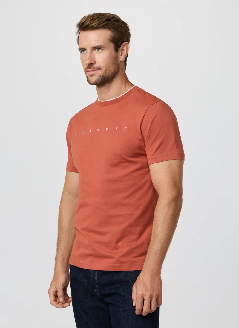 Hackett  Classic Fit Short Sleeve Branded T-Shirt for Men | Best Price UAE