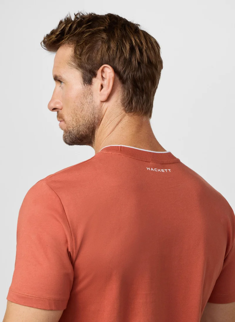 Hackett  Classic Fit Short Sleeve Branded T-Shirt for Men | Best Price UAE