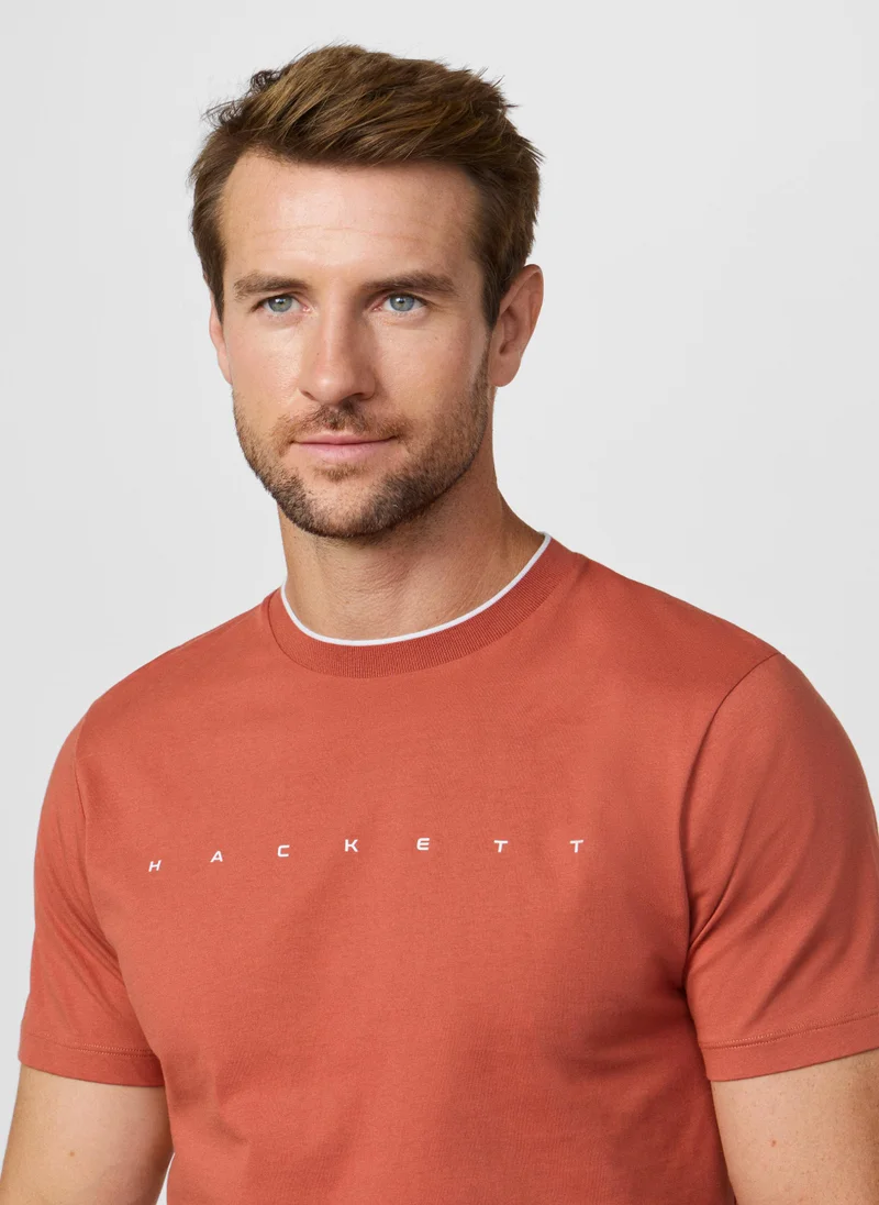 Hackett  Classic Fit Short Sleeve Branded T-Shirt for Men | Best Price UAE