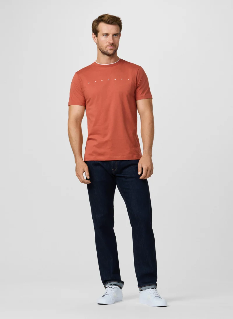 Hackett  Classic Fit Short Sleeve Branded T-Shirt for Men | Best Price UAE