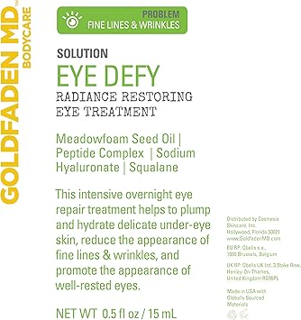 Goldfaden MD Eye Defy Radiance Restoring Eye Treatment 15ml - Image 4
