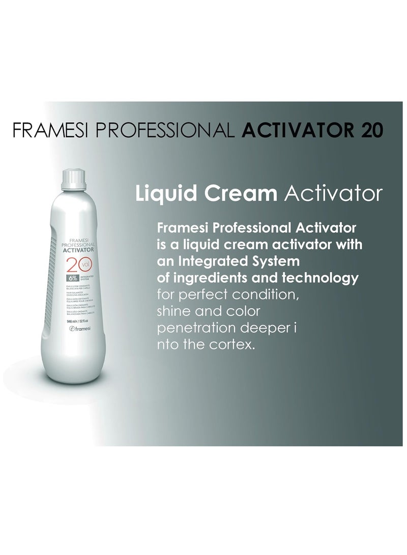 Framesi Morphosis Framesi Professional Activator 20 Vol 946ml - Perfect Oxidant for Hair Coloring - Image 3