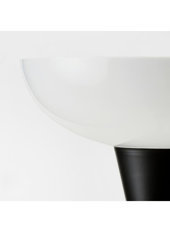 Floor Uplighter/Reading Lamp, Black/White