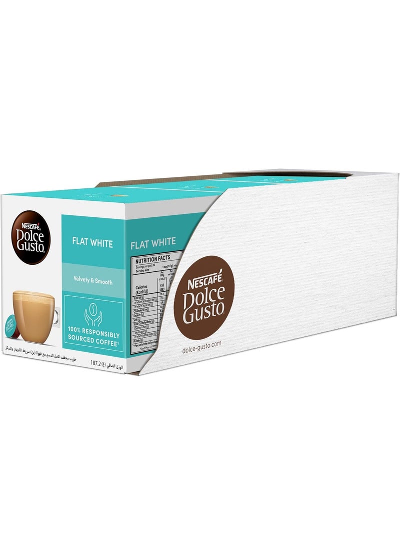 دولسي قوستو مجموعة كبسولات نسكافيه دولتشي غوستو فلات وايت - 3 عبوات كبيرة - Image 4