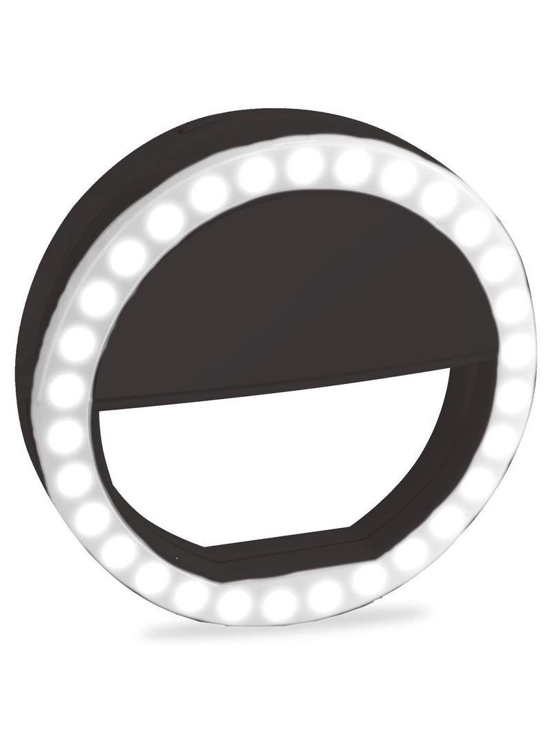 Rechargeable Portable Clip-on Selfie Fill Light with 36 LED for iPhone/Android Smart Phone Photography, Camera Video - Image 1