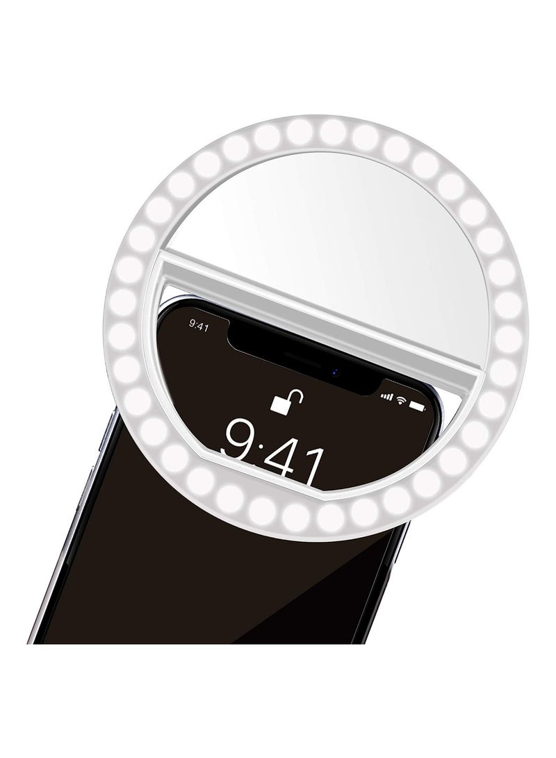 Rechargeable Portable Clip-on Selfie Fill Light with 36 LED for iPhone/Android Smart Phone Photography, Camera Video - Image 3