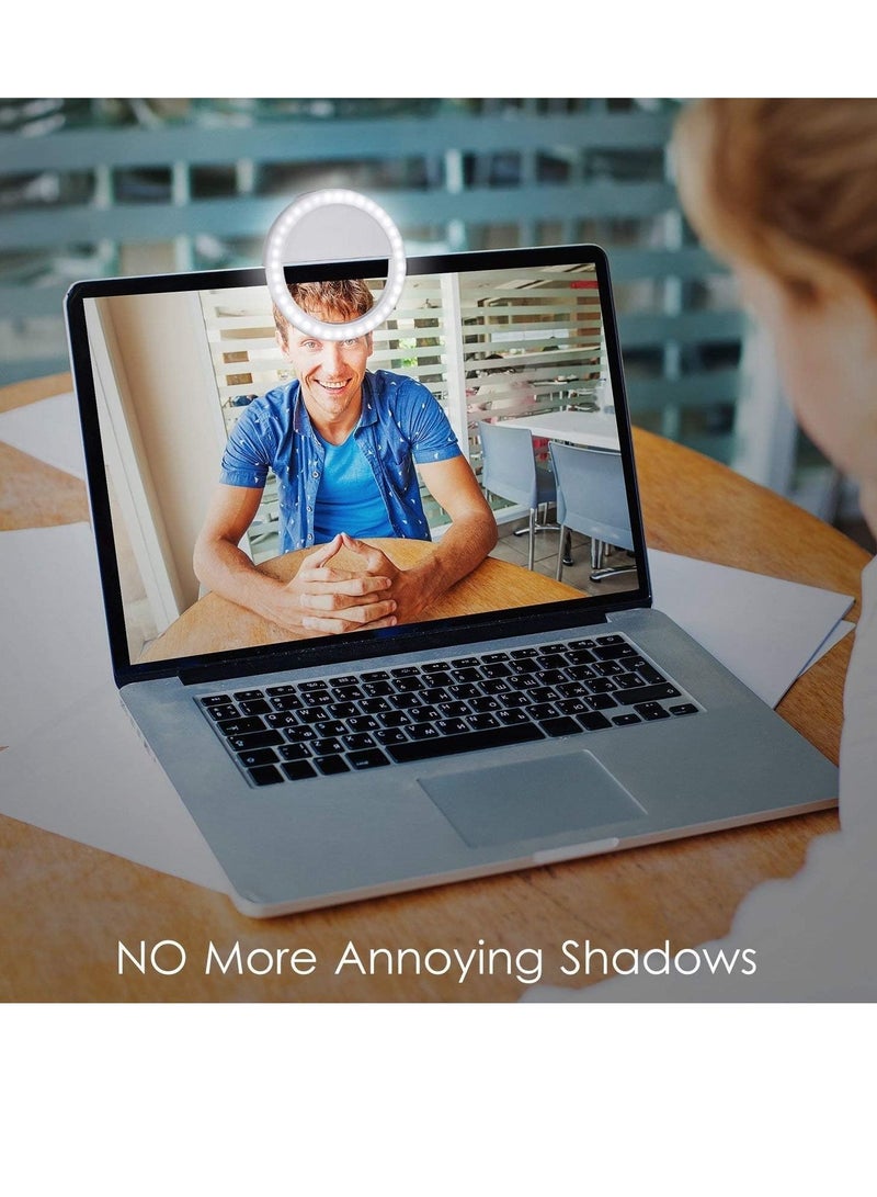 Rechargeable Portable Clip-on Selfie Fill Light with 36 LED for iPhone/Android Smart Phone Photography, Camera Video - Image 4