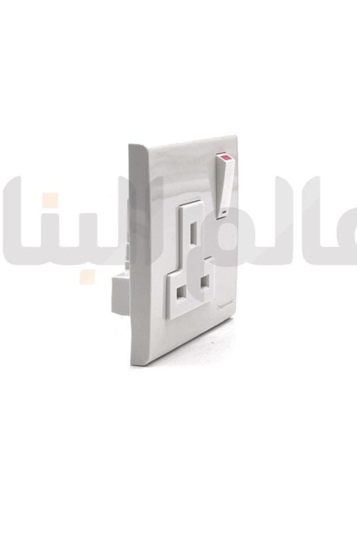 Panasonic 13A 3 Pin Wall Socket with On/Off Switch – White - Image 3