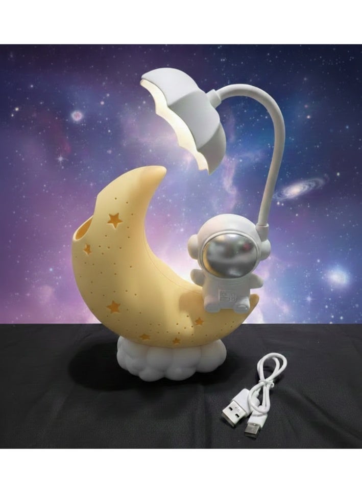 أباجورة مكتب للأطفال بإضاءة LED ناعمة – ديكور عصري لغرفة النوم – USB - Image 2