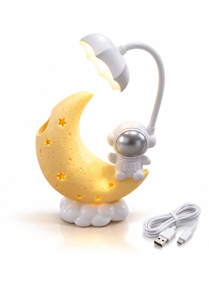 أباجورة مكتب للأطفال بإضاءة LED ناعمة – ديكور عصري لغرفة النوم – USB - Image 1