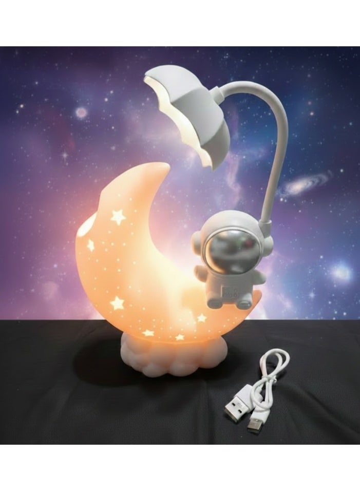 أباجورة مكتب للأطفال بإضاءة LED ناعمة – ديكور عصري لغرفة النوم – USB - Image 3