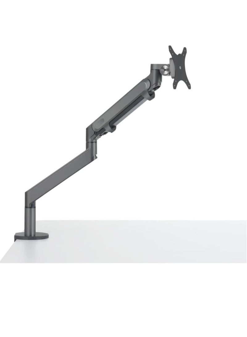 Single Gas Spring LCD Arm Desk VESA Bracket & Monitor Arm Stand for 10"-30" Screens: Tilt up 90° /down 85°, Swivel left/right 180°, 360° Rotation - Image 3