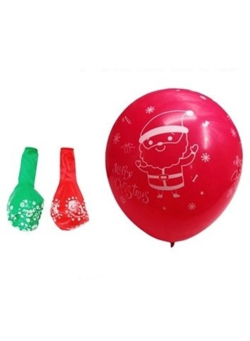 ACLIX Pack Of 25 Christmas Balloons For Decoration Multicolour