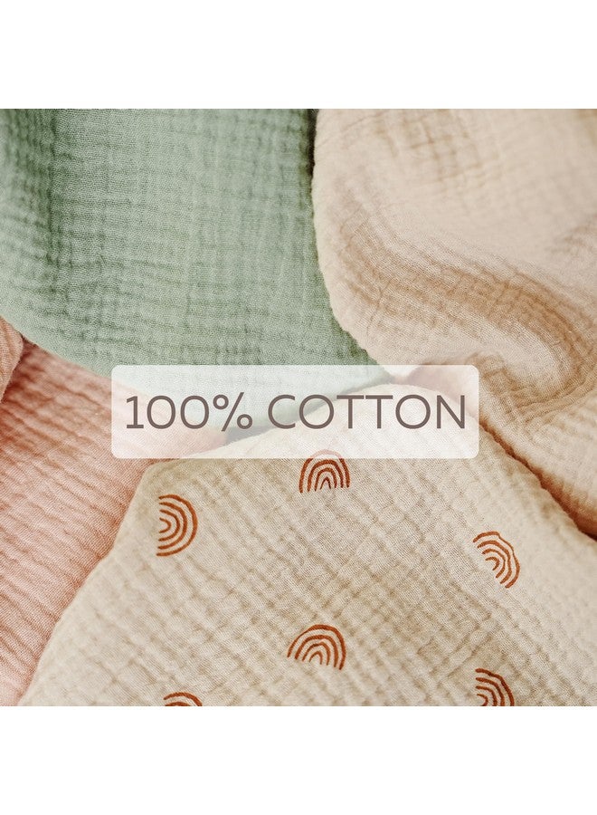 MairMore MairMore Muslin Nursing Covers for Breastfeeding, Privacy Breast Feeding Cover with Arch Neckline for Mom and Baby, Breathable 100% Cotton Nursing Apron Multi-use Stroller Cover - Image 2