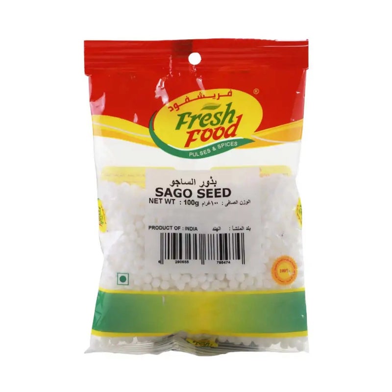 Fresh Food Sago Seeds- 100 gm - Image 1