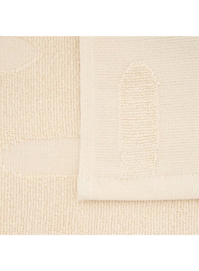 atmosphera 2-Piece High Quality Terry Cotton Tea Towel Beige 45 x 70cm 215374A - Image 3