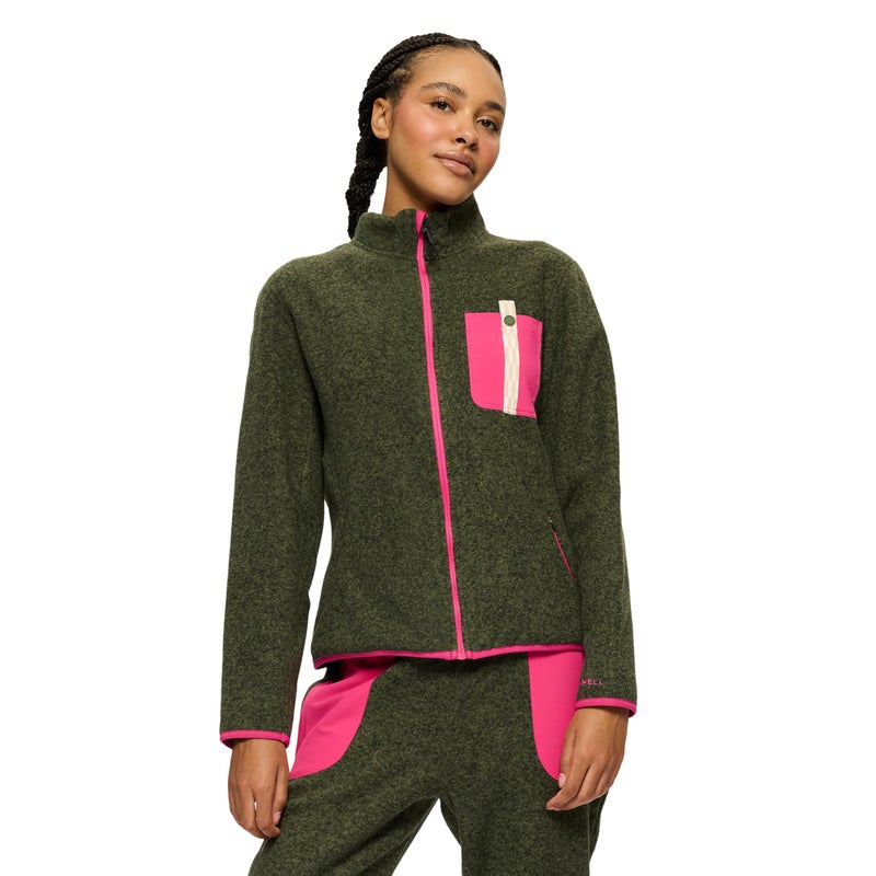Merrell Women's Jungle Fleece, Full Zip Outdoor Active Jacket - Image 1