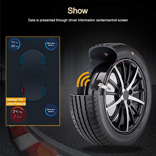 ROADFAR نظام مراقبة ضغط الإطارات TPMS من ROADFAR بتردد 315MHz يناسب كرايسلر ودودج وجيب ورام 974-001 56029319AB - Image 5