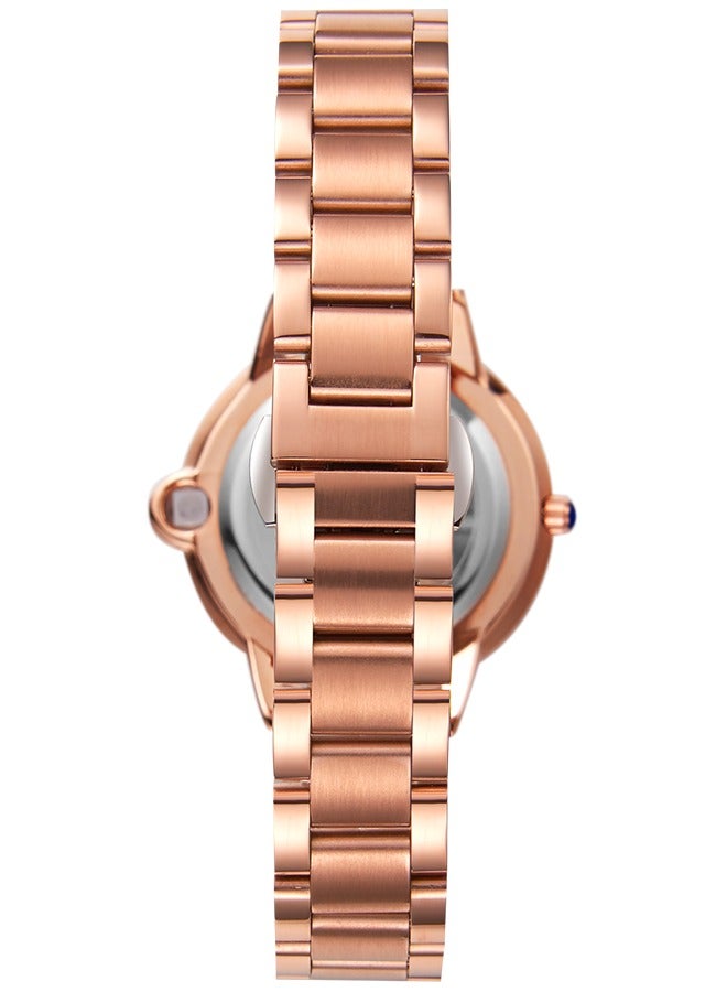 كينيث سكوت ساعة يد نسائية من الفولاذ المقاوم للصدأ بعقارب - Image 3