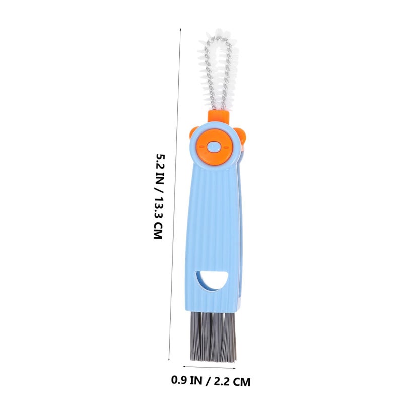3 Pcs Cup Lid Cleaning Brushes Multifunctional Portable Bottle Brush Set - Image 3