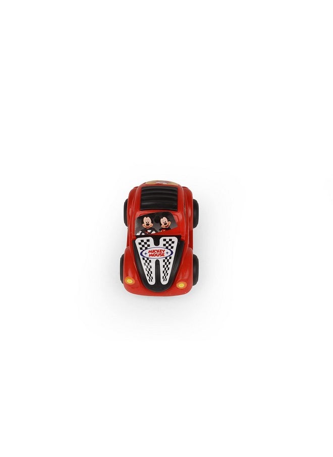 Toy Zone Toyzone Mickey Mouse Pull String Car-70993 | Pull & Go Car | Tring Tring Sound | Pull String Toy | Infant/Pre-School Toy  - Image 4