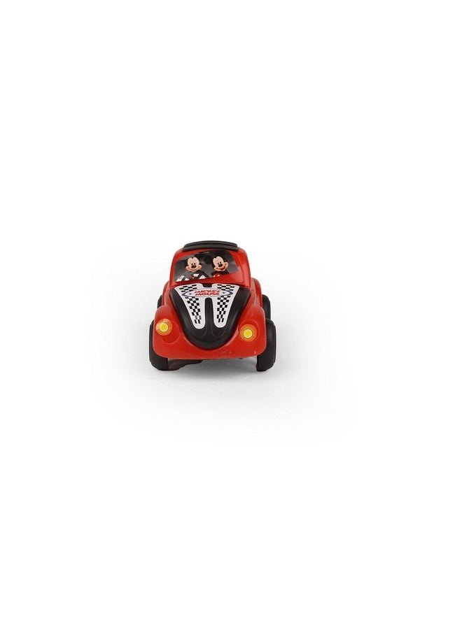 Toy Zone Toyzone Mickey Mouse Pull String Car-70993 | Pull & Go Car | Tring Tring Sound | Pull String Toy | Infant/Pre-School Toy  - Image 3
