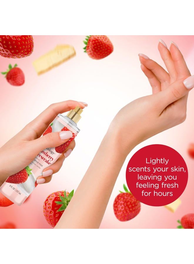 Bodycology Long-Lasting Fragrance Body Mist, Strawberry Cheesecake, 8 fl oz - Image 3